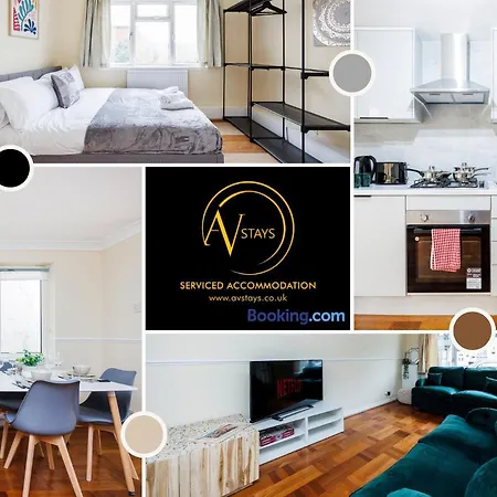 2 Bedroom House By Av Stays Short Lets Croydon With Free Wi-Fi